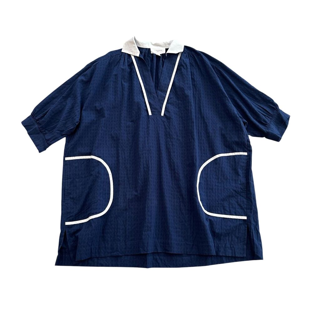 Pomander Place Lizzie Coverup in Navy Blue Size XL